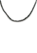14KWG Black Diamond Rondelle Bead Necklace | OsterJewelers.com