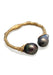 K. Brunini 18KRG Torque Twig Tahitian Pearl Cuff Bracelet | OsterJewelers.com