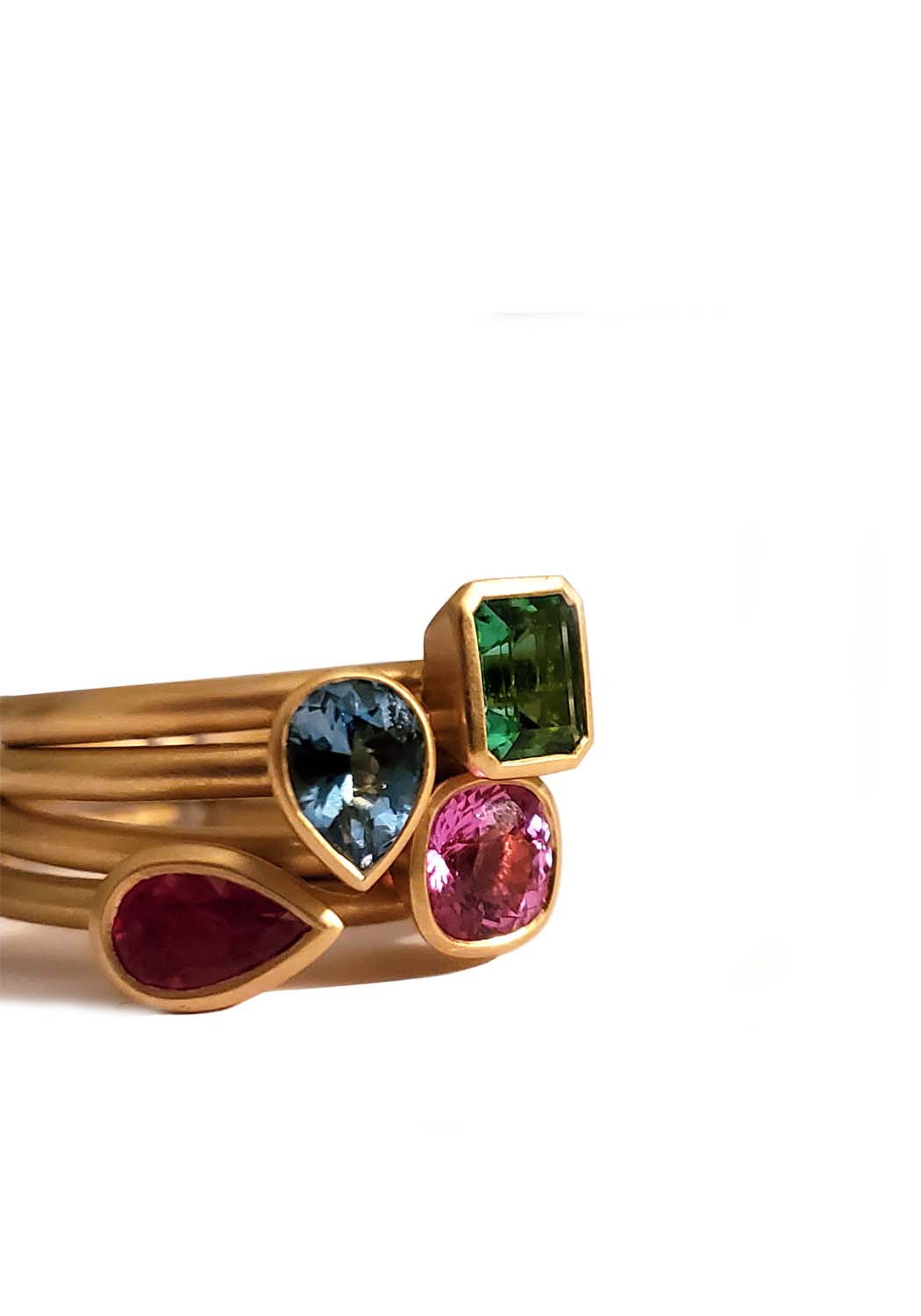 Kimberly Collins 18K Yellow Gold Gemstone Rings | OsterJewelers.com