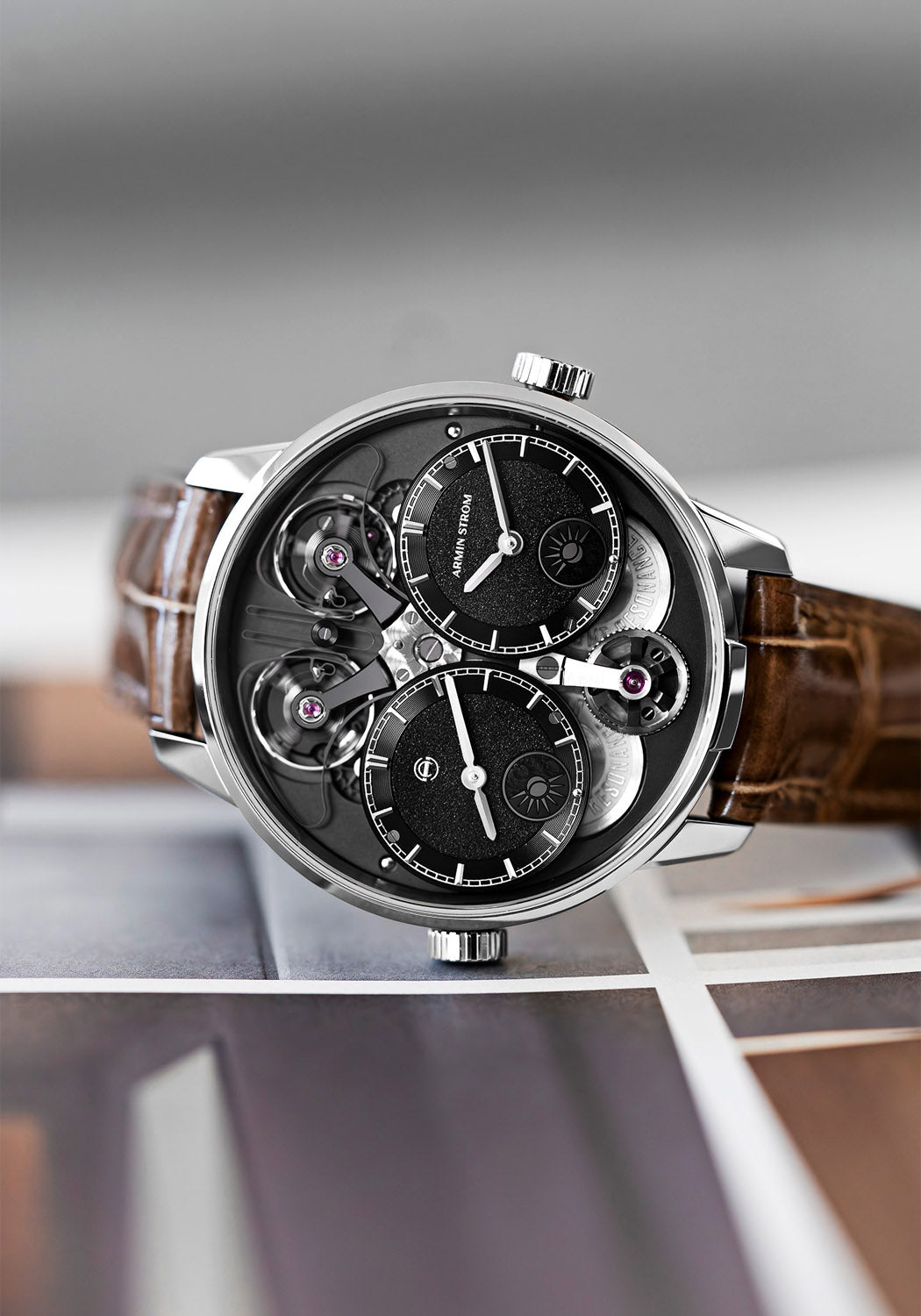 Armin Strom Dual Time GMT Resonance Manufacture Edition Black | Ref. ST25-DT.90 | OsterJewelers.com