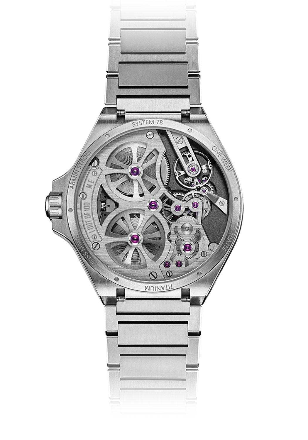 Caseback of the Armin Strom One Week Skeleton Titanium | Ref. ST23-OW.FE | OsterJewelers.com