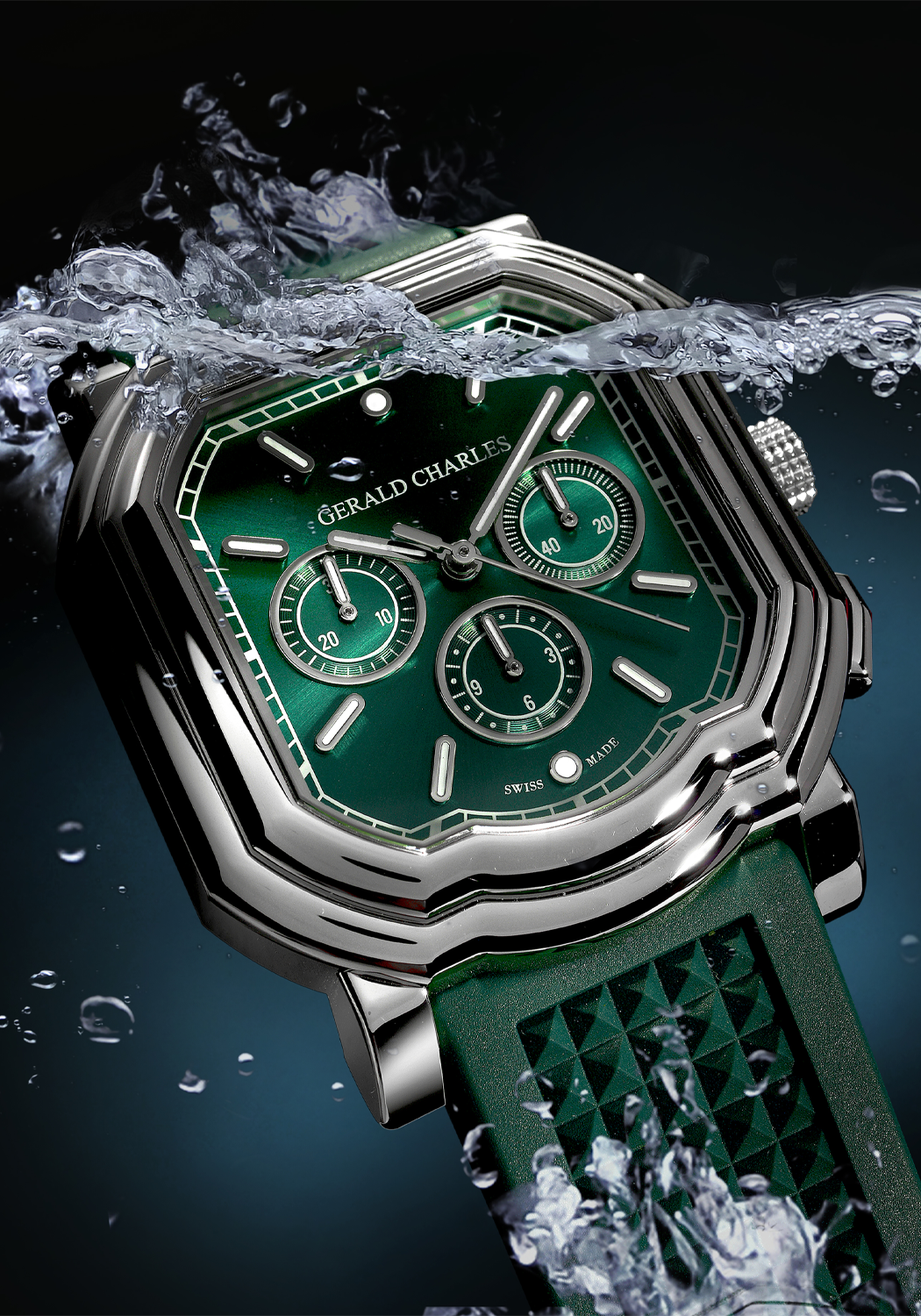 Gerald Charles Maestro 3.0 Chronograph Green | Ref. GC3.0-A-02 | OsterJewelers.com