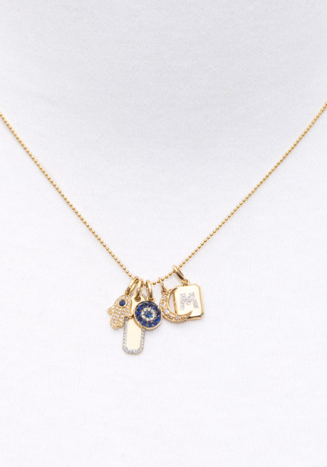 KC Designs Sapphire Multi Lucky Charm Necklace | OsterJewelers.com