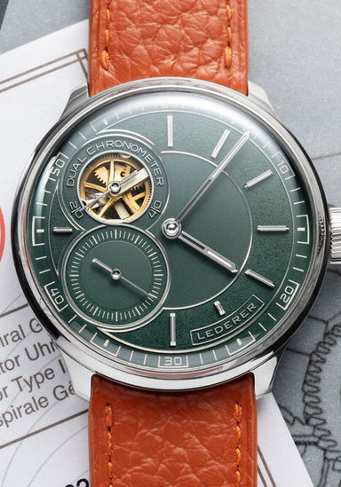 Lederer Central Impulse Chronometer 39mm Racing Green WG | Ref. 9016.10.304 | OsterJewelers.com