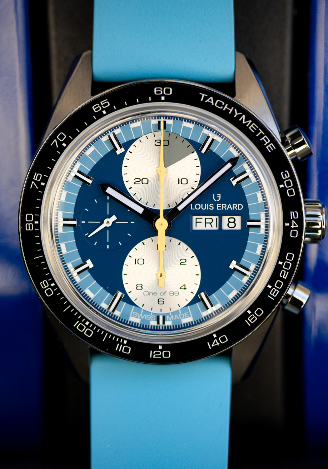 Louis Erard 2300 Chronograph Sport Blue | Ref. 78119TS35.BDF05 | OsterJewelers.com