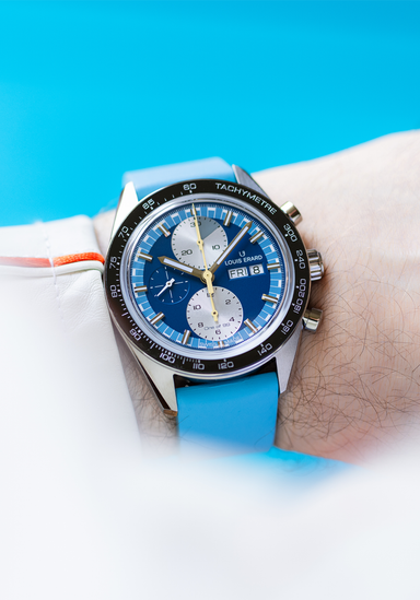 Louis Erard 2300 Chronograph Sport Blue | Ref. 78119TS35.BDF05 | OsterJewelers.com