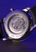 Exhibition caseback of the Le Régulateur Louis Erard x Kudoke Purple | OsterJewelers.com