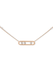 Messika Baby Move 18K Rose Gold Diamond Necklace | Ref. 04323-RG | OsterJewelers.com