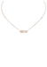 Messika Baby Move 18K Rose Gold Diamond Necklace | Ref. 04323-RG | OsterJewelers.com