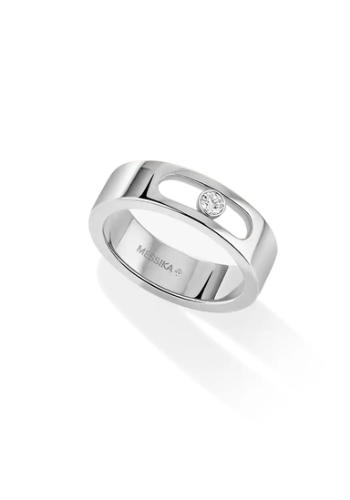 Messika Move Joaillerie 18KWG Diamond Wedding Ring | Ref. 11701-WG | OsterJewelers.com