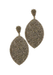 Mo & Me Silver & 18KYG Grey Diamond Dangle Earrings | OsterJewelers.com