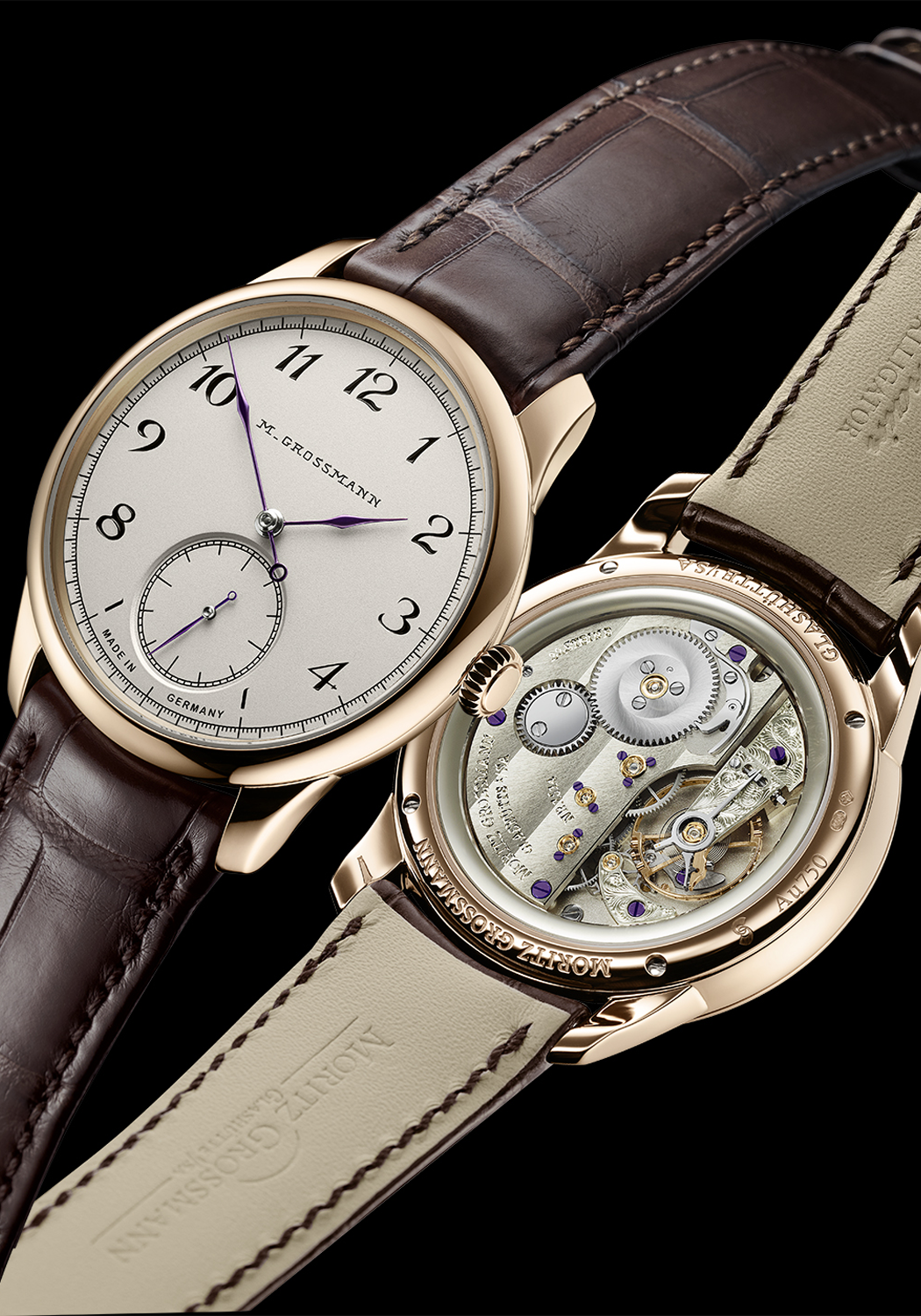 Moritz Grossmann Rose TEFNUT by Friction Silver-Plated Gold
