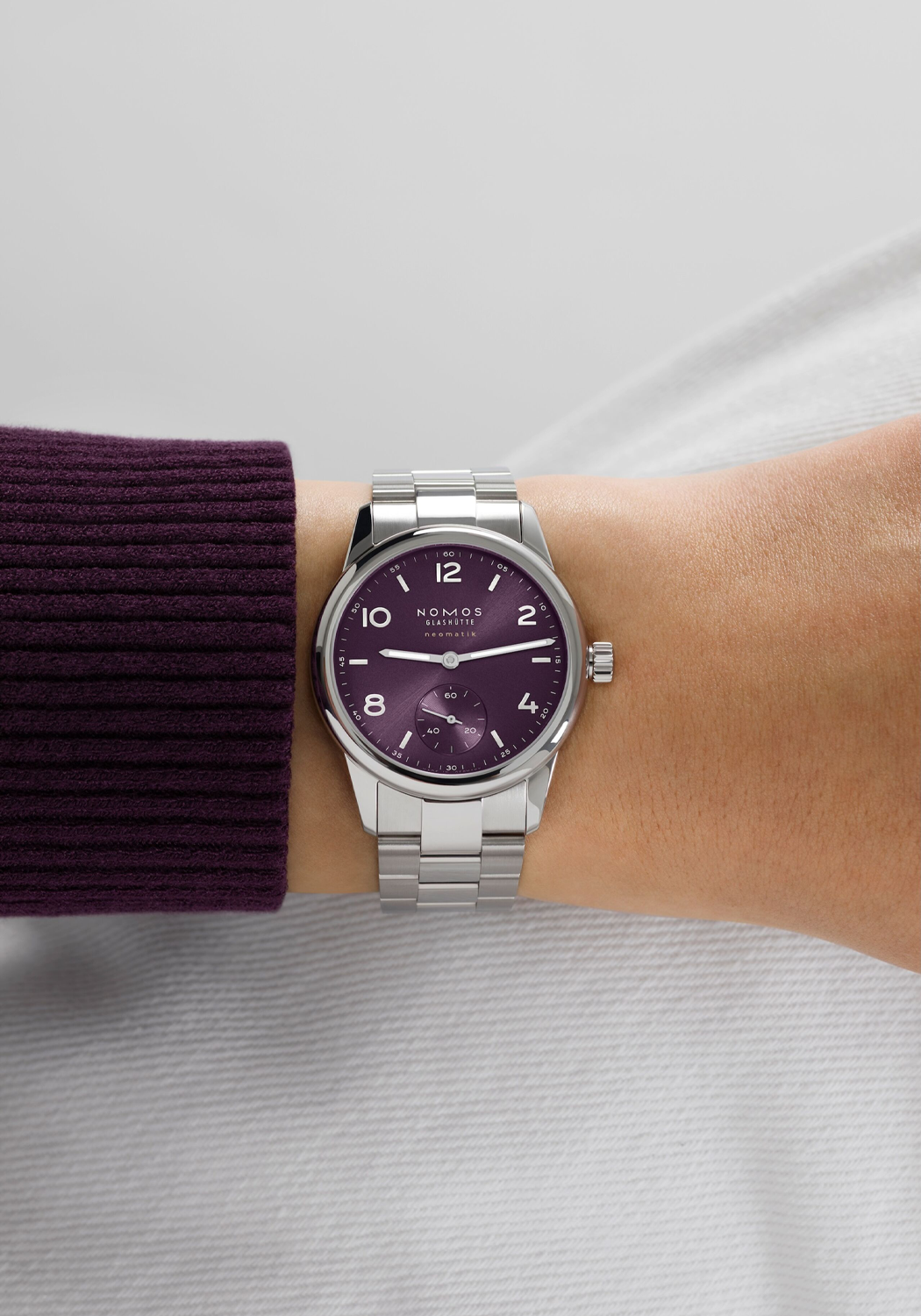 NOMOS Club Sport Neomatik 34 Purple | Ref. 757 | OsterJewelers.com