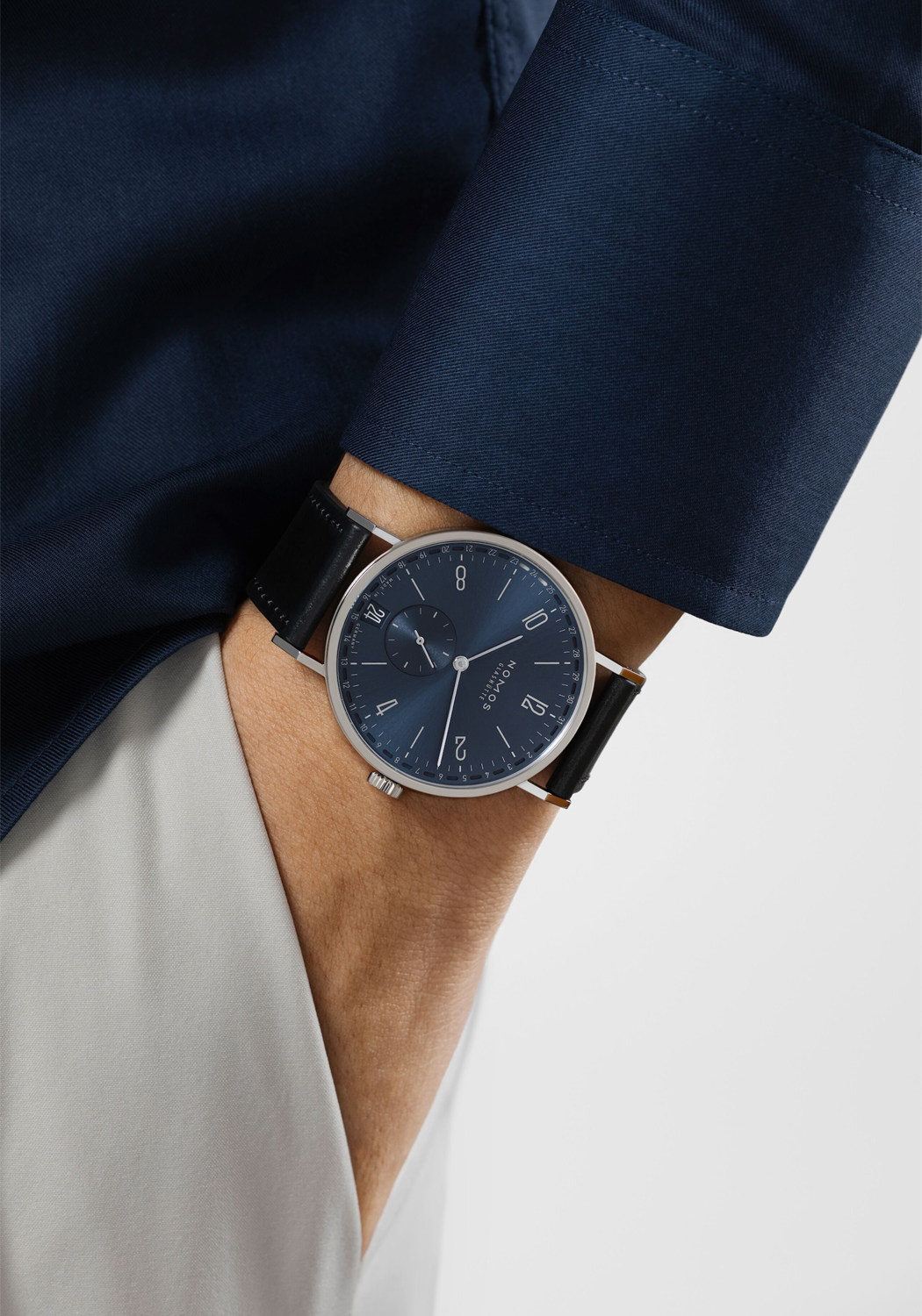 NOMOS Tangente 2Date Blue | Ref. 136 | OsterJewelers.com