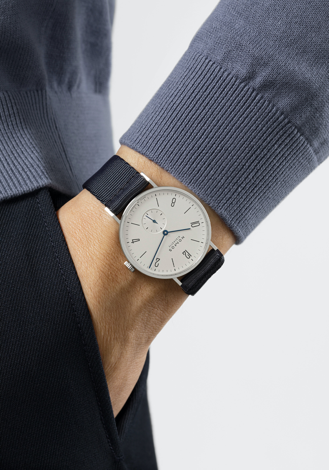 NOMOS Tangente 38 on the wrist | Ref. 164 | OsterJewelers.com