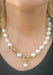 Oster Collection 18KYG Adjustable Diamond & Baroque Pearl Necklace | OsterJewelers.com