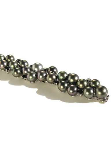 Oster Collection Black Diamond & Tahitian Pearl Bracelet | OsterJewelers.com