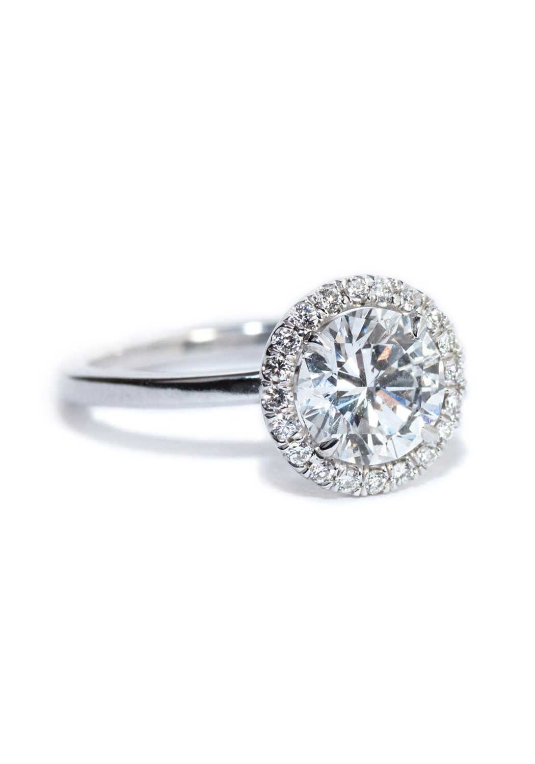 Oster Collection Diamond Halo Ring | Oster Jewelers 