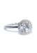 Oster Collection Diamond Halo Ring | Oster Jewelers 