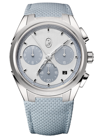 Parmigiani Fleurier Tonda PF Sport Chronograph Steel Artic Blue | OsterJewelers.com