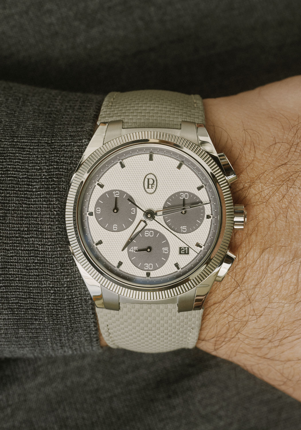 Parmigiani Fleurier Tonda PF Sport Chronograph Steel London Grey | OsterJewelers.com