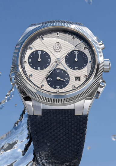 Parmigiani Fleurier Tonda PF Sport Chronograph Steel Milano Blue | OsterJewelers.com