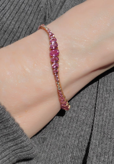 Pink Sapphire Bracelet