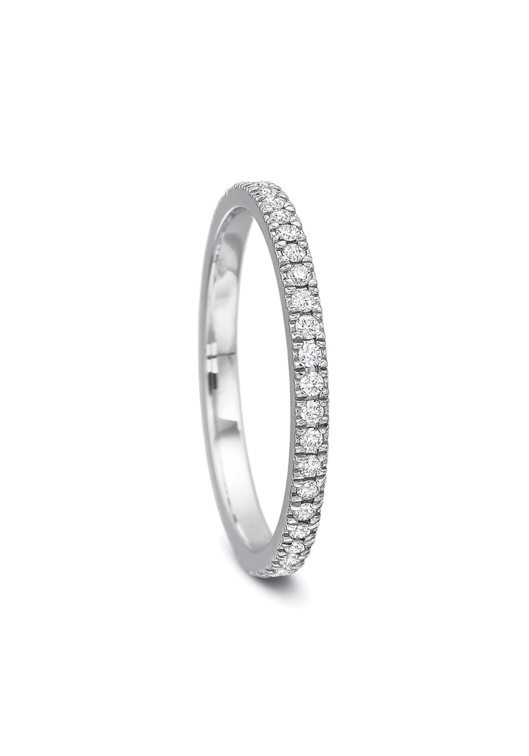 Precision Set Platinum Diamond Eternity Band | OsterJewelers.com