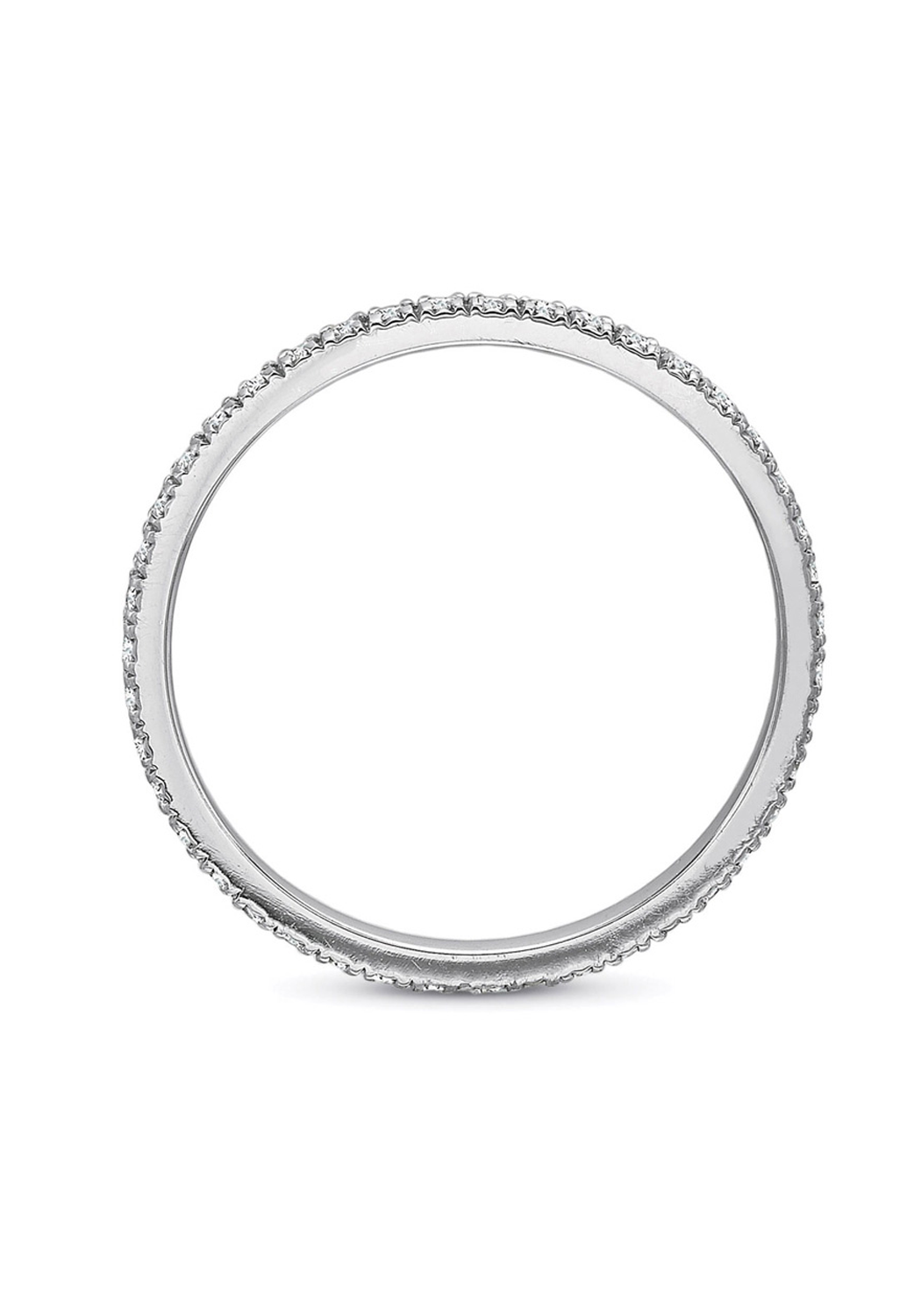 Precision Set Platinum Diamond Eternity Band | OsterJewelers.com