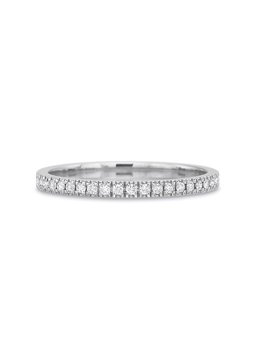 Precision Set Platinum Diamond Eternity Band | OsterJewelers.com