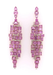 Ruchi 18K Rose Gold Pink Sapphire Chandelier Earrings | OsterJewelers.com