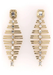 Ruchi 18KYG Scintillate Diamond Fishbone Dangle Earrings | OsterJewelers.com