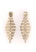 Ruchi 18KYG Scintillate Diamond Fishbone Dangle Earrings | OsterJewelers.com