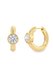 Ruchi 18KYG Scintillate Solitaire Round Diamond Hoop Earrings  OsterJewelers.com