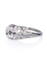 Sébastien Barier Platinum Cushion Cut Diamond Ring | OsterJewelers.com