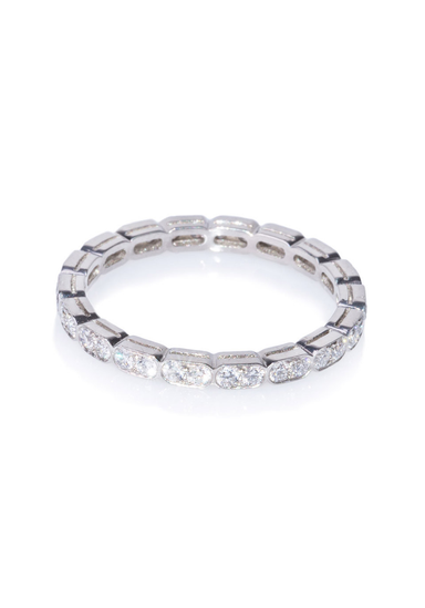 Sébastien Barier Platinum Diamond Eternity Band | OsterJewelers.com