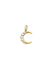 Sethi Couture Crescent 18KYG Small Diamond Moon Charm Pendant | Ref. O1509-YG | OsterJewelers.com