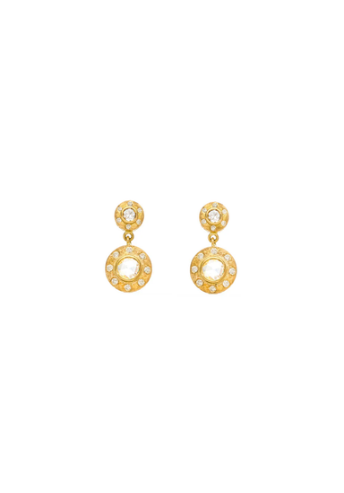 Sethi Couture Dunes 18KYG Classic Diamond Double Drop Earrings | Ref. 2800ER-YG | OsterJewelers.com