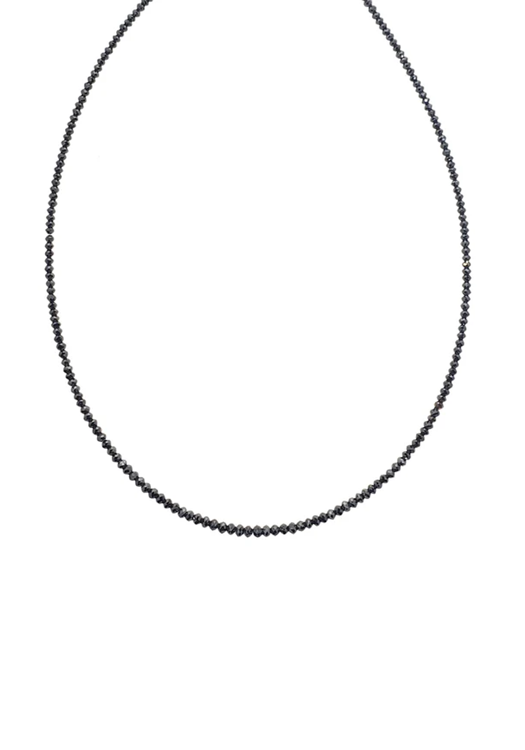 Sethi Couture 24" Noir 14KYG Medium Black Diamond Necklace | Ref. CHBM-24-YG | OsterJewelers.com
