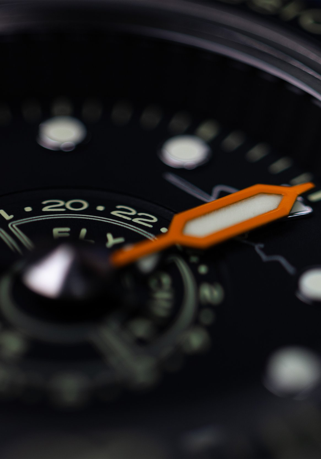 Singer Reimagined Divetrack Dial Closeup | Ref. SR401 | OsterJewelers.com