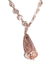 Vernissage Bronzed Silver Diamond Butterfly Net Necklace | OsterJewelers.com