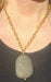 Mo & Me 18KYG Pavé Diamond Pebble Pendant Necklace | OsterJewelers.com