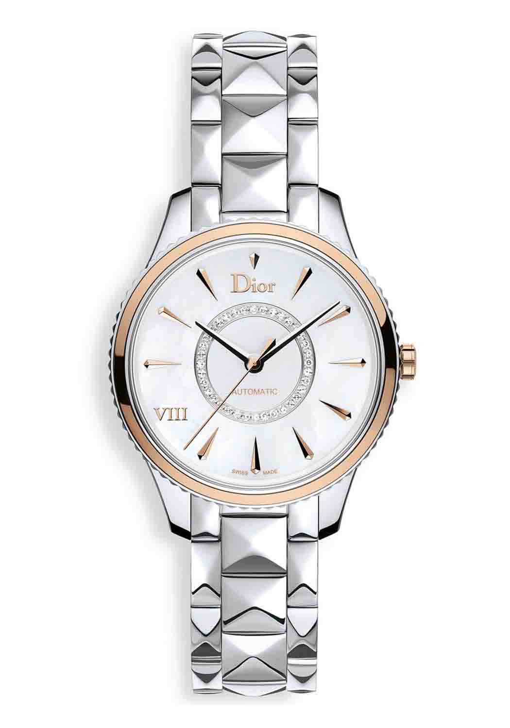 Dior VIII Montaigne White Mother of Pearl 36mm CD1535I0M001