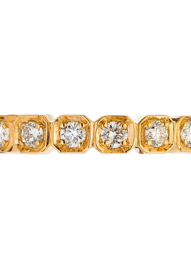 14 Karat Yellow Gold Flower Ring with 1.08 Carat of Diamonds - Fashion Rings